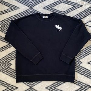 Abercrombie Kids Black Pullover Sweatshirt | Boy’s | Size: 15/16